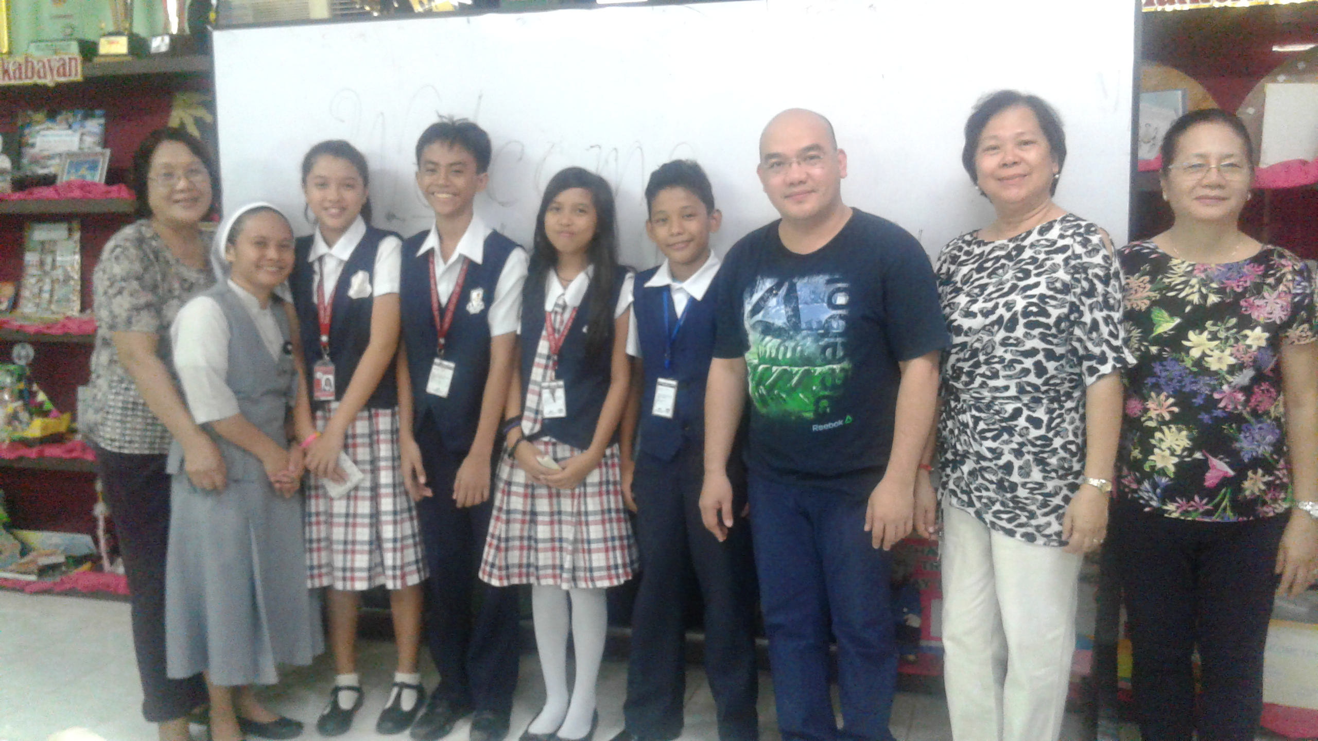 Scholars with Fr. Lambert Legaspino, ACEIPI Spiritual Adviser
